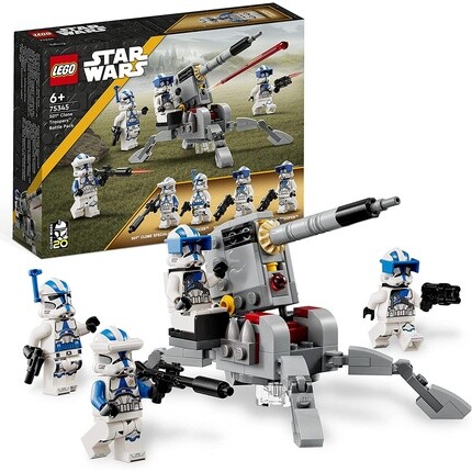 Конструктор Lego 75345 Star Wars 501-й боевой набор солдат-клонов с транспортными средствами
Конструктор Lego 75345 Star Wars 501-й боевой набор солдат-клонов с транспортными средствами
