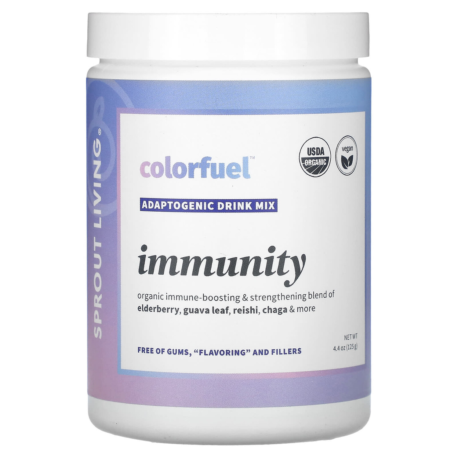 Colorfuel Immunity, смесь для адаптогенных напитков, 125 г (4,4 унции), Sprout Living
Colorfuel Immunity, смесь для адаптогенных напитков, 125 г (4,4 унции), Sprout Living