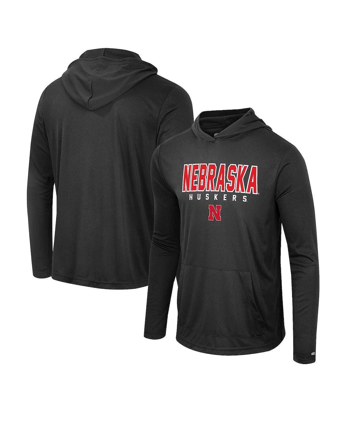 Мужская черная футболка с капюшоном nebraska huskers team color rival с длинным рукавом Colosseum, черный
Мужская черная футболка с капюшоном nebraska huskers team color rival с длинным рукавом Colosseum, черный