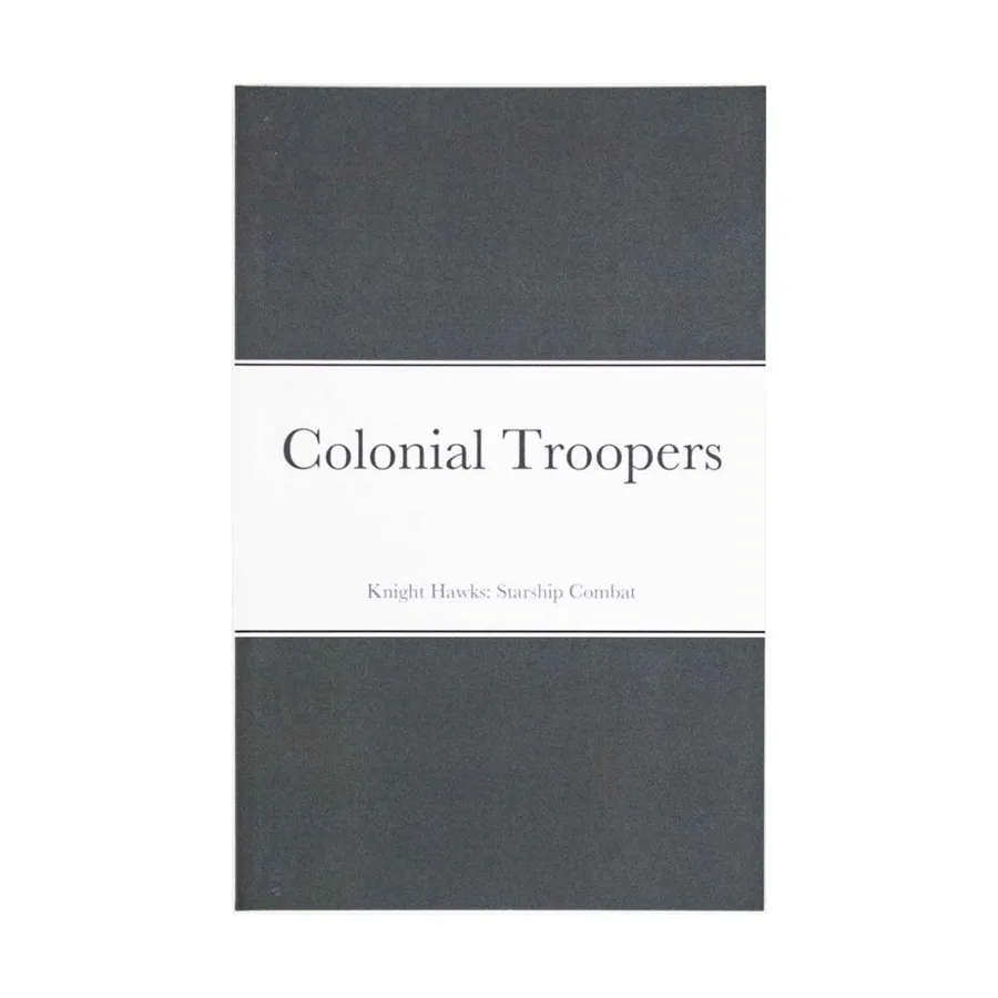 Colonial Troopers - Knight Hawks, Starship Combat, Role Playing Games (Night Owl Workshop), мягкая обложка
Colonial Troopers - Knight Hawks, Starship Combat, Role Playing Games (Night Owl Workshop), мягкая обложка