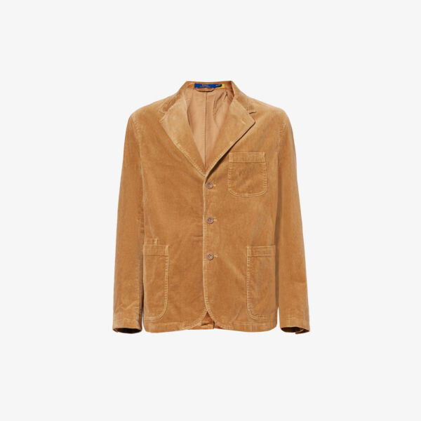 Вельветовый однобортный пиджак из эластичного хлопка Polo Ralph Lauren, цвет rustic tan
Вельветовый однобортный пиджак из эластичного хлопка Polo Ralph Lauren, цвет rustic tan