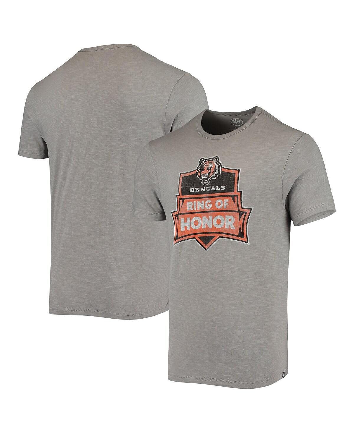 Мужская футболка '47 grey cincinnati bengals ring of honor '47 Brand, серый
Мужская футболка '47 grey cincinnati bengals ring of honor '47 Brand, серый