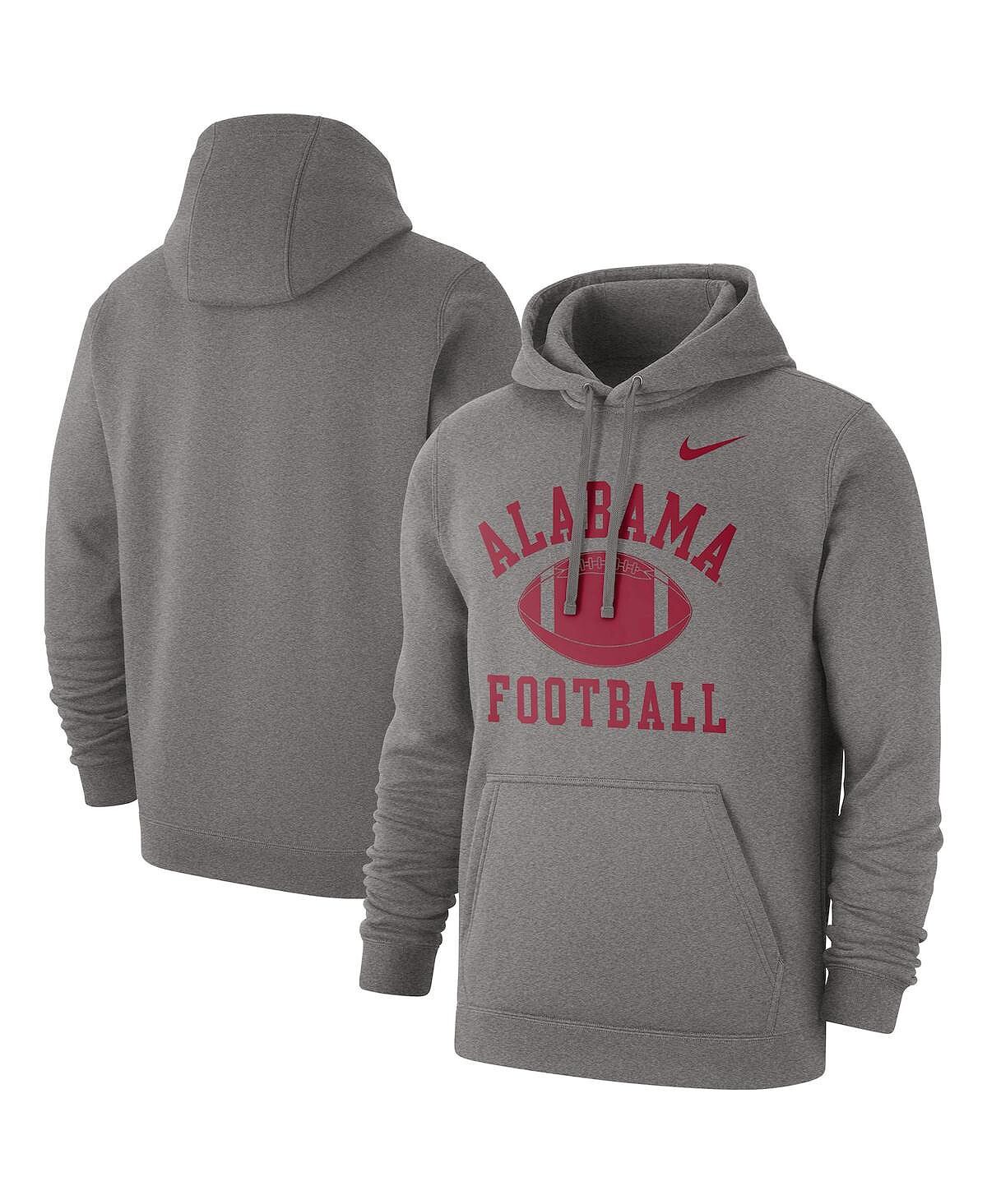 Мужская толстовка с капюшоном из меланжевого серого цвета alabama crimson tide football club Nike, мульти
Мужская толстовка с капюшоном из меланжевого серого цвета alabama crimson tide football club Nike, мульти