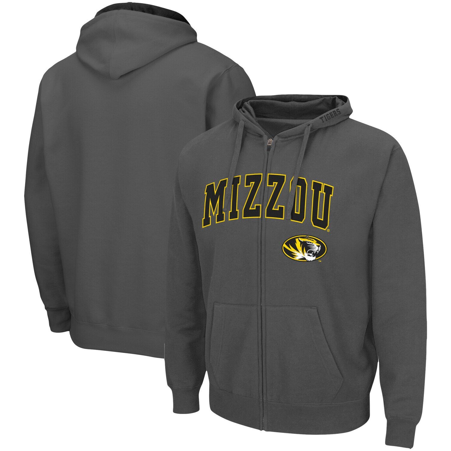 Мужская темно-серая толстовка с молнией во всю длину Missouri Tigers Arch & Logo 3.0 Colosseum, Серый
Мужская темно-серая толстовка с молнией во всю длину Missouri Tigers Arch & Logo 3.0 Colosseum, Серый