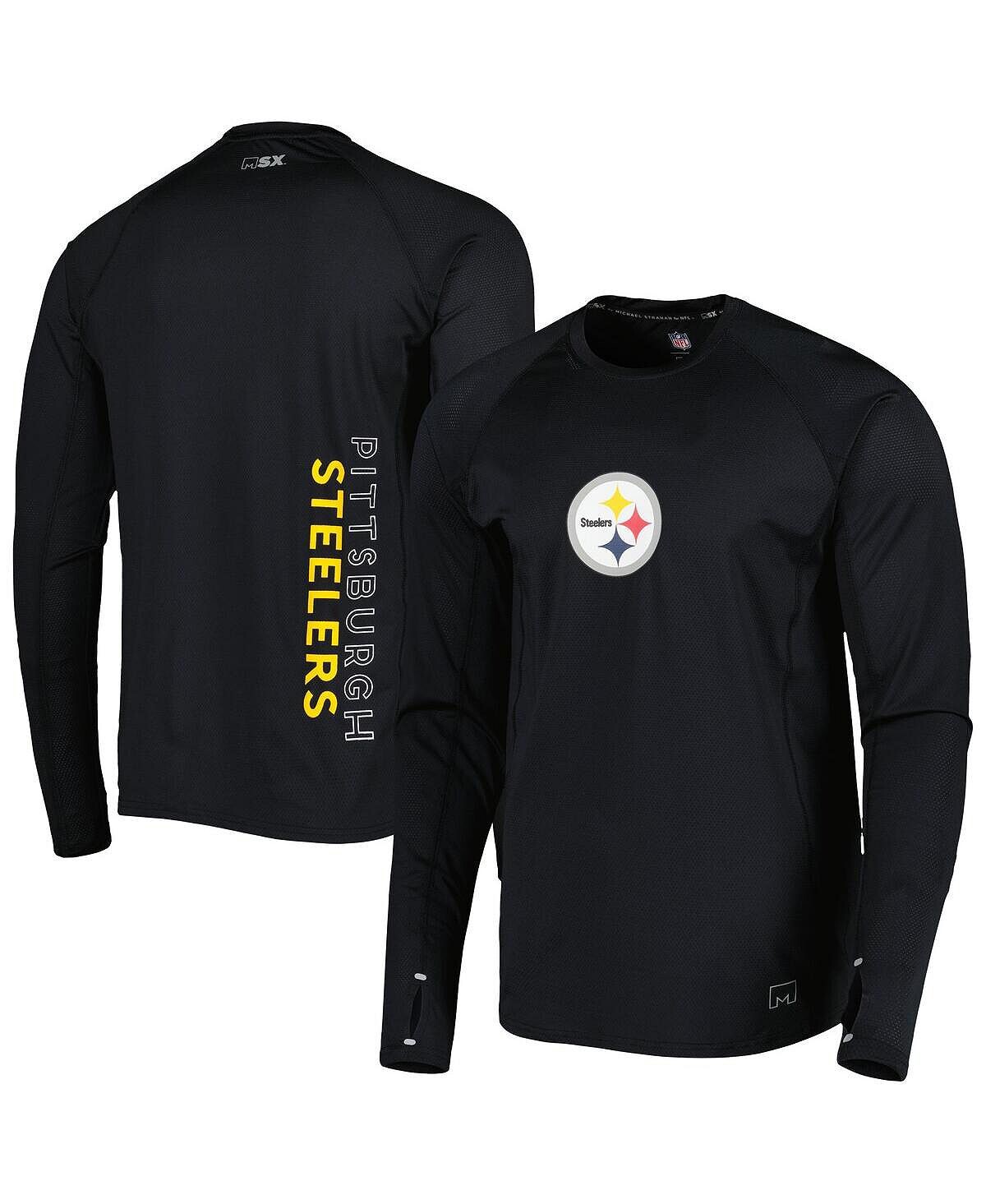 Мужская футболка pittsburgh steelers interval с длинным рукавом и регланом черного цвета MSX by Michael Strahan, черный
Мужская футболка pittsburgh steelers interval с длинным рукавом и регланом черного цвета MSX by Michael Strahan, черный