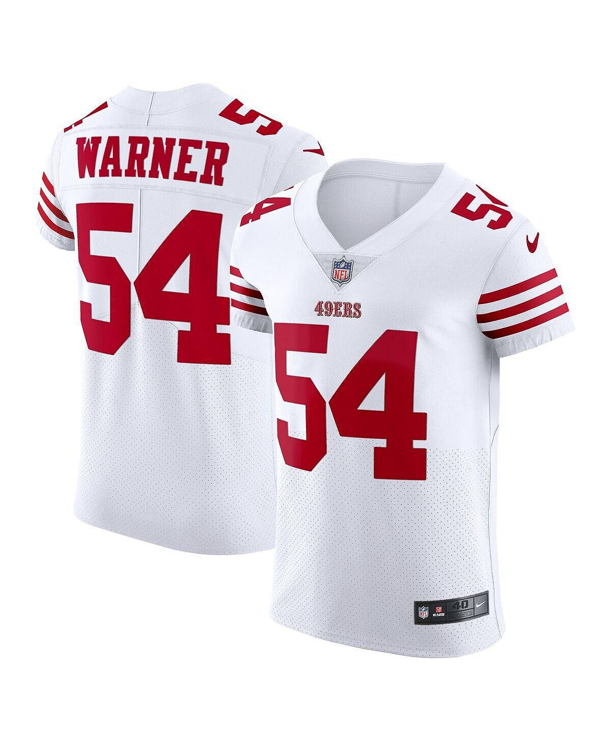 Мужская футболка fred warner white san francisco 49ers vapor elite Nike, белый
Мужская футболка fred warner white san francisco 49ers vapor elite Nike, белый