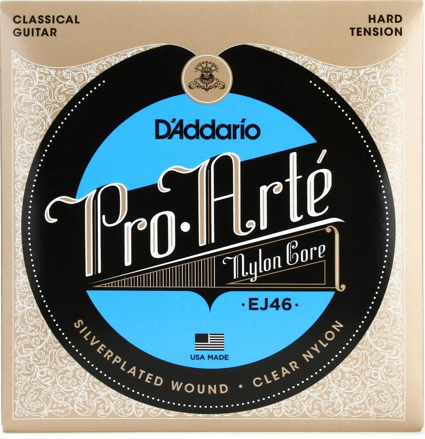 Струны для классической гитары D'Addario EJ46 Pro-Arte посеребренные - Hard Tension
Струны для классической гитары D'Addario EJ46 Pro-Arte посеребренные - Hard Tension