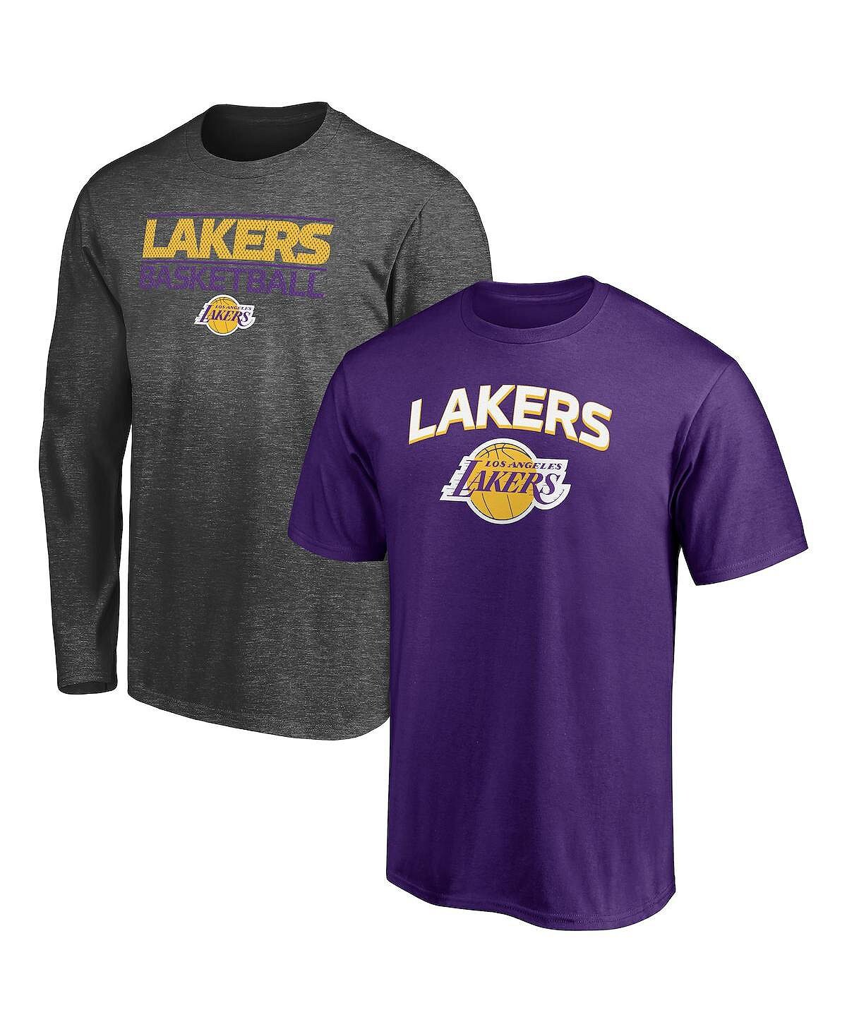 Мужской фирменный комбинированный комплект футболок los angeles lakers фиолетового цвета с угольно-черным оттенком Fanatics, мульти
Мужской фирменный комбинированный комплект футболок los angeles lakers фиолетового цвета с угольно-черным оттенком Fanatics, мульти