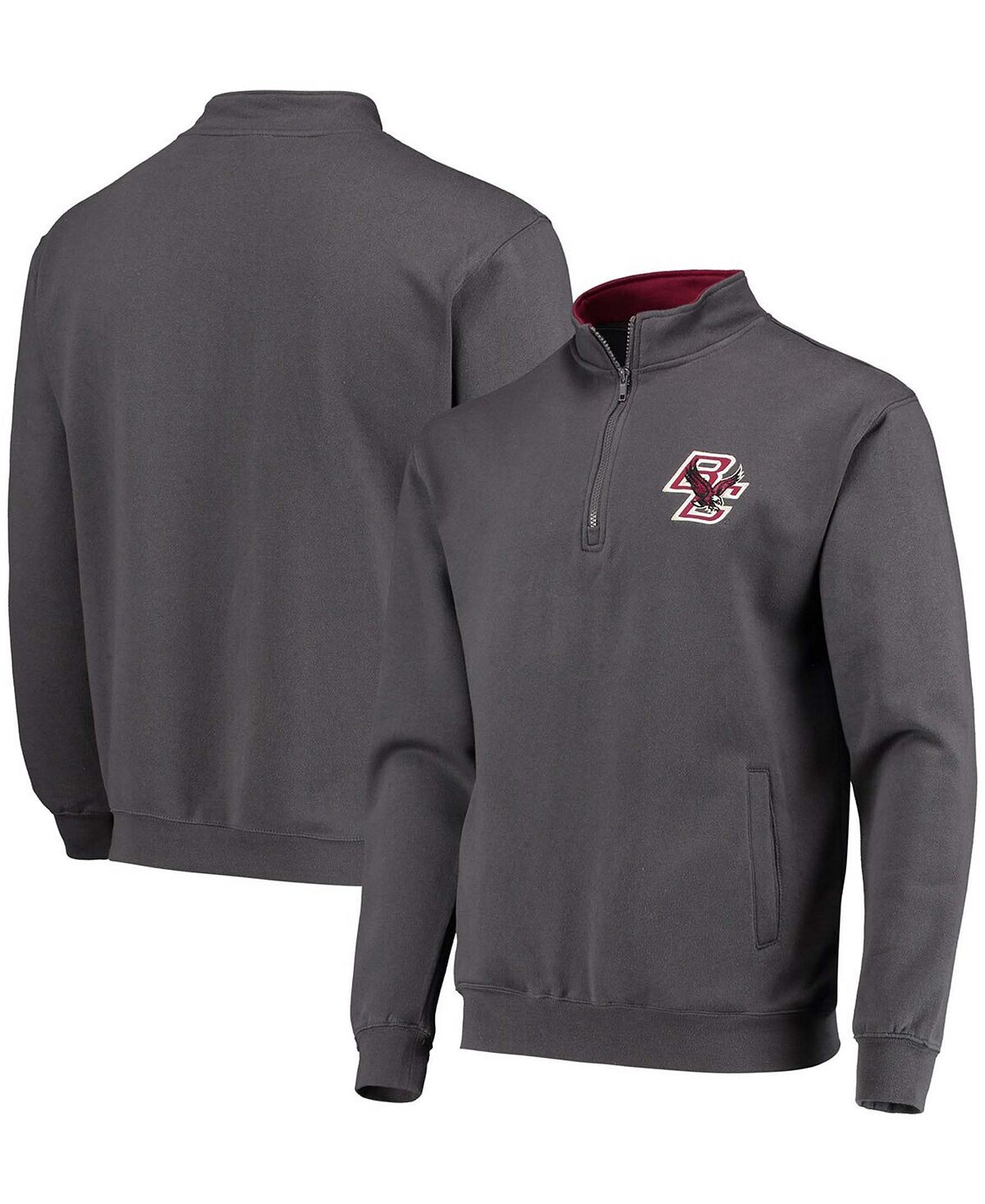 Мужская темно-серая куртка boston college eagles tortugas logo с молнией на четверть Colosseum, мульти
Мужская темно-серая куртка boston college eagles tortugas logo с молнией на четверть Colosseum, мульти