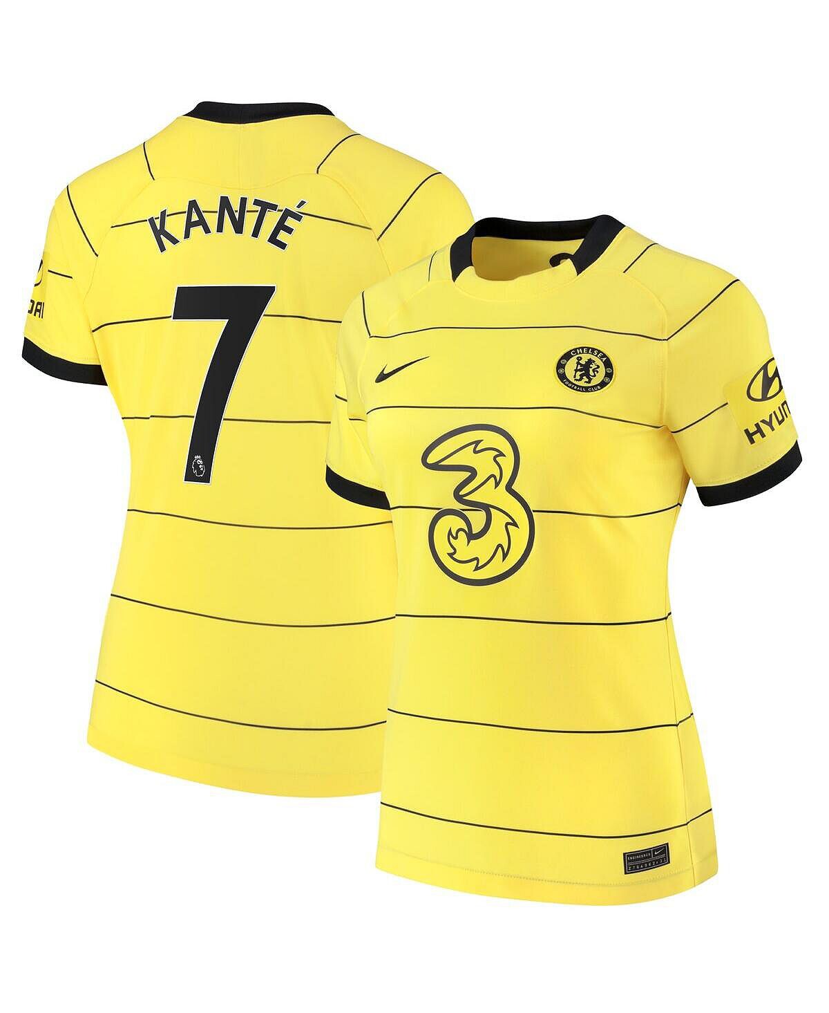 Женская футболка n'golo kante yellow chelsea 2021/22 away breathe stadium player jersey Nike, Желтый
Женская футболка n'golo kante yellow chelsea 2021/22 away breathe stadium player jersey Nike, Желтый
