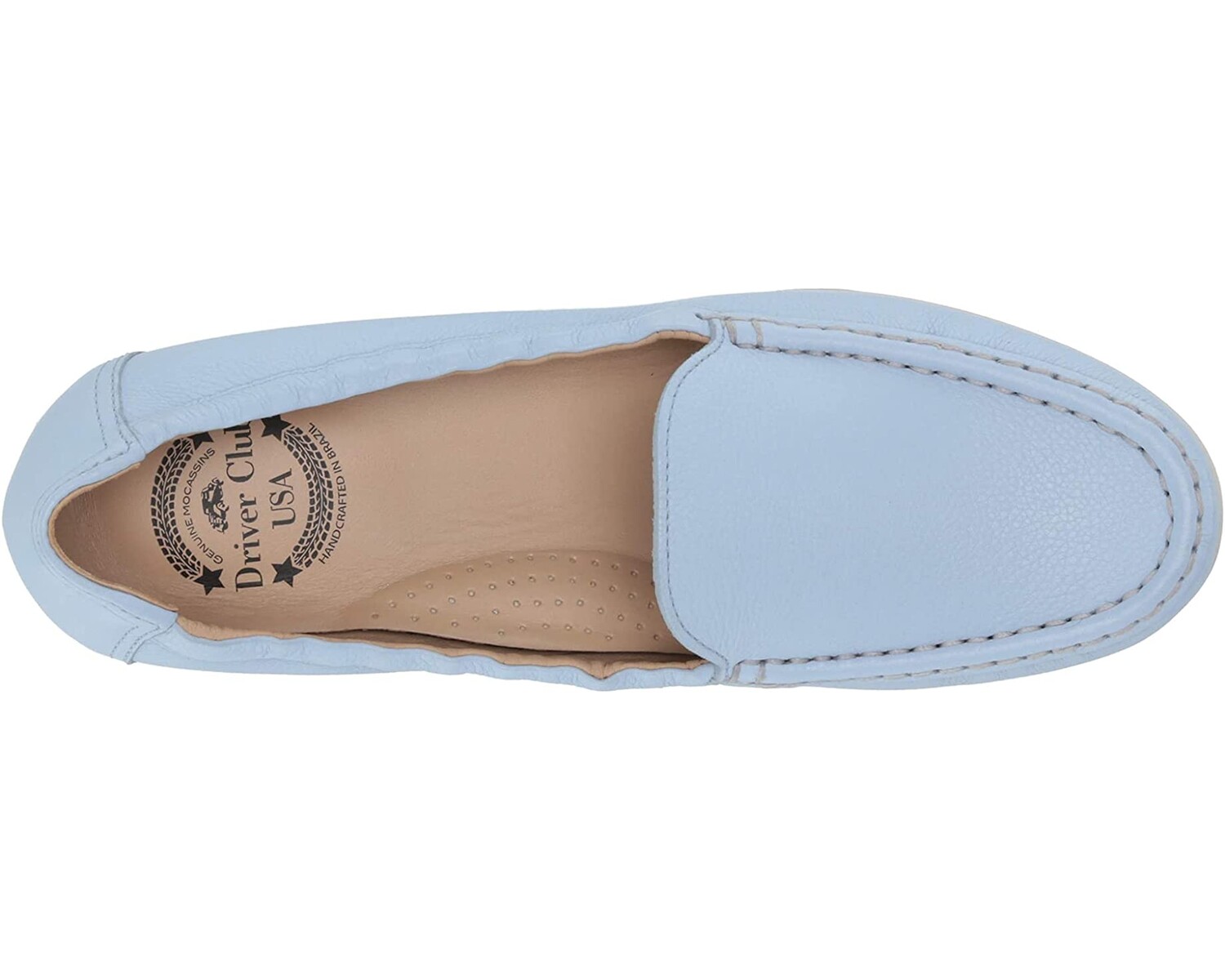 Лоферы Women's Leather Made in Brazil Venetian Scrunch Back Loafer Flat Driver Club USA, голубая пудра nappa soft
Лоферы Women's Leather Made in Brazil Venetian Scrunch Back Loafer Flat Driver Club USA, голубая пудра nappa soft