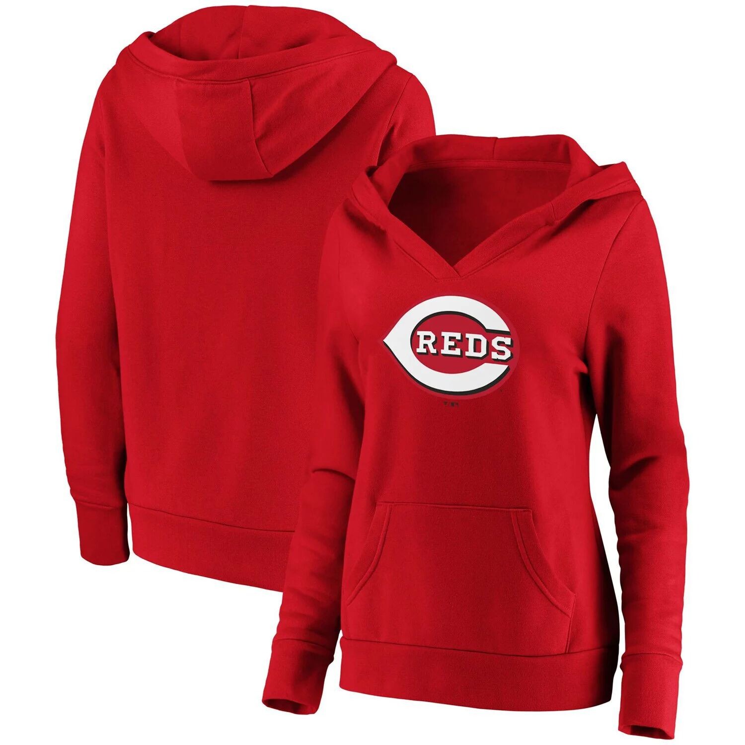 Женский пуловер с капюшоном Fanatics фирменного красного цвета Cincinnati Reds с официальным логотипом и v-образным вырезом Fanatics, Красный
Женский пуловер с капюшоном Fanatics фирменного красного цвета Cincinnati Reds с официальным логотипом и v-образным вырезом Fanatics, Красный
