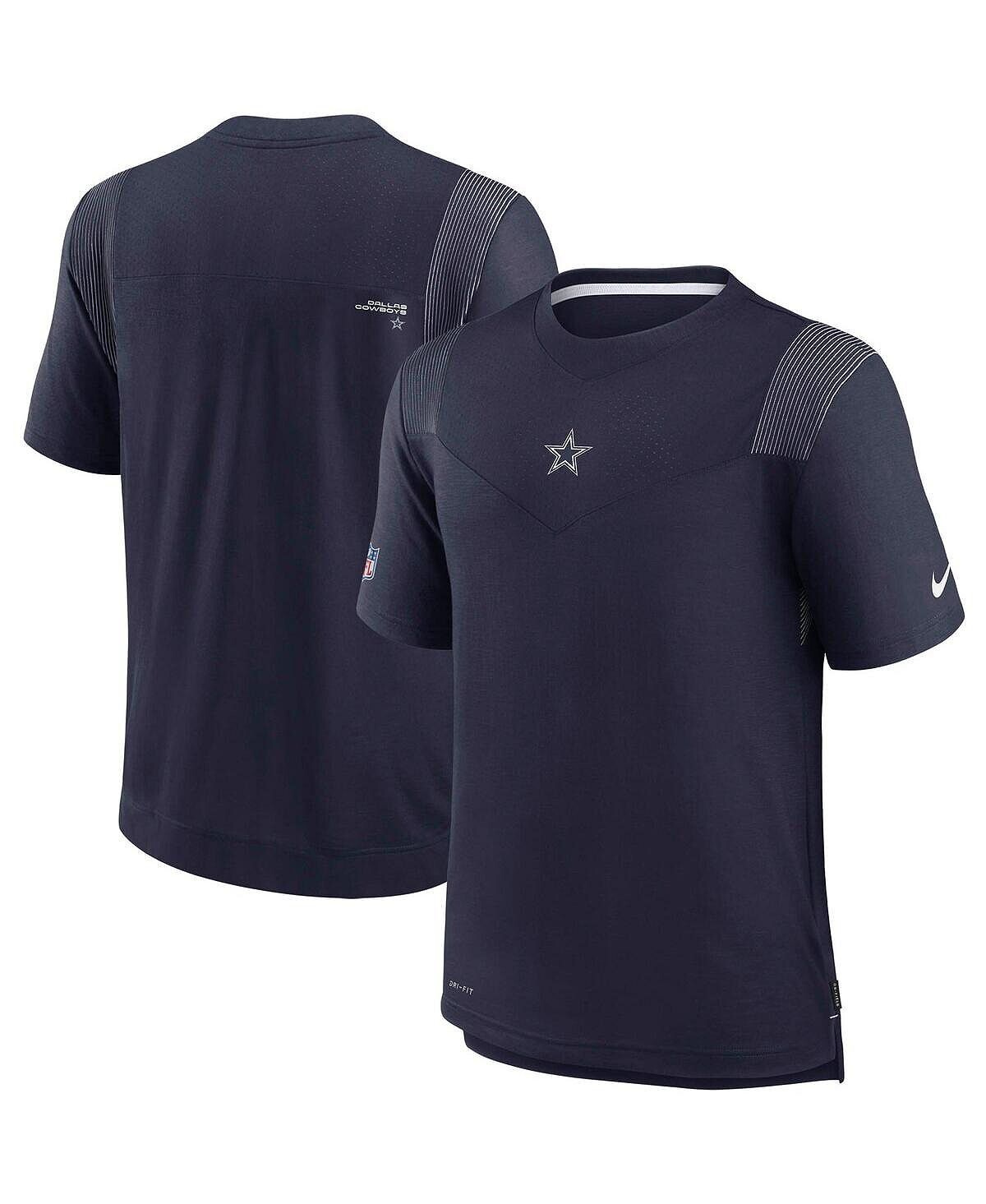 Мужская темно-синяя футболка dallas cowboys sideline player uv performance Nike, синий
Мужская темно-синяя футболка dallas cowboys sideline player uv performance Nike, синий
