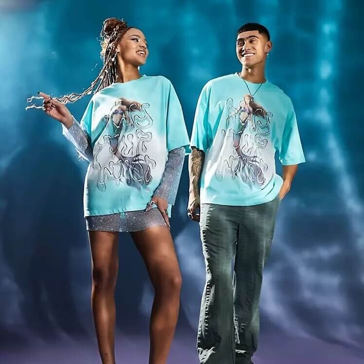 Футболка Asos Design - The Little Mermaid Unisex Ombre Oversized, мультиколор, Синий
Футболка Asos Design - The Little Mermaid Unisex Ombre Oversized, мультиколор, Синий