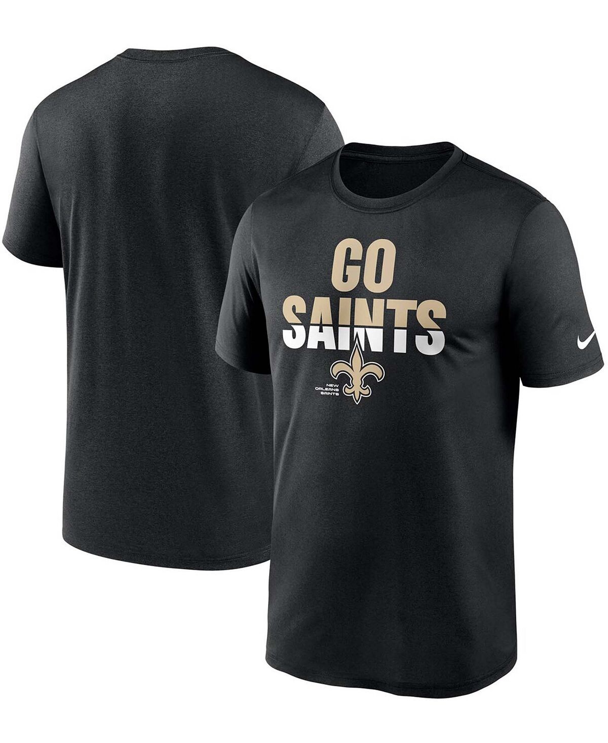 Мужская черная футболка big and tall new orleans saints legend local phrase performance Nike, черный
Мужская черная футболка big and tall new orleans saints legend local phrase performance Nike, черный