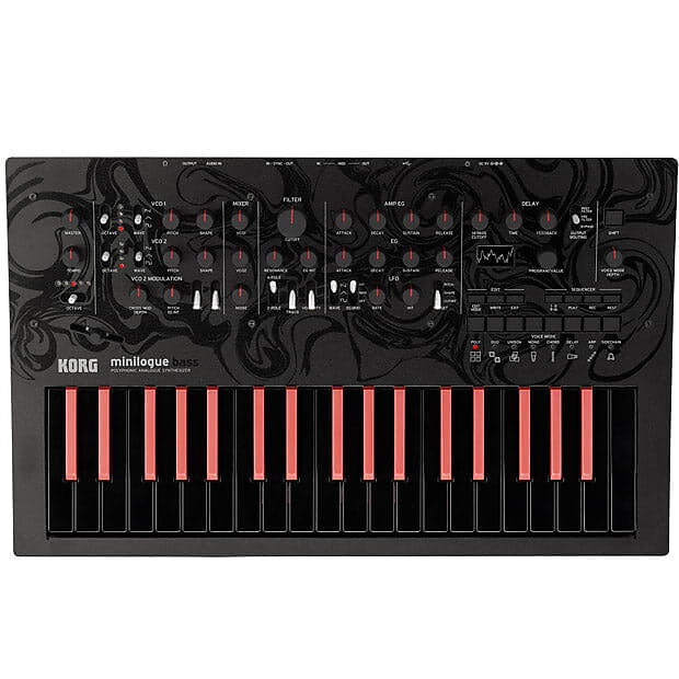 Korg Minilogue Bass Аналоговый синтезатор Minilogue Bass Analogue Synthesizer
Korg Minilogue Bass Аналоговый синтезатор Minilogue Bass Analogue Synthesizer