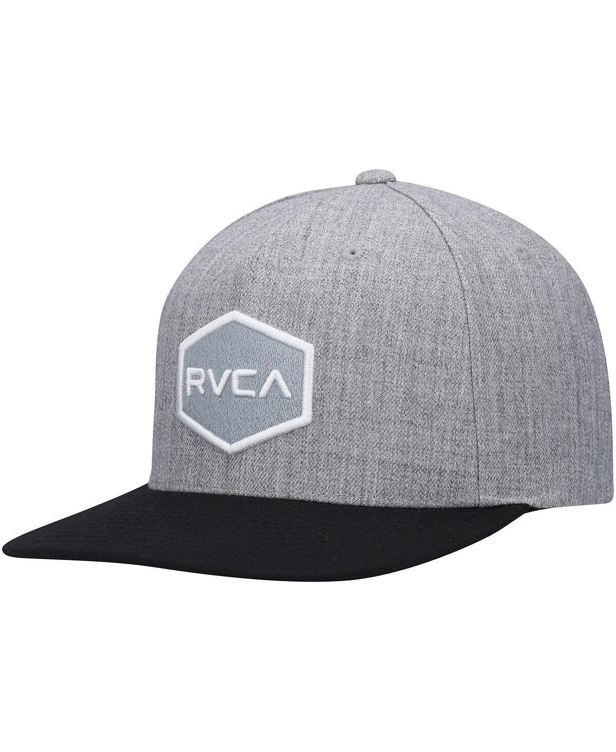 Мужская шляпа Snapback Commonwealth серо-черного цвета с принтом верескового цвета RVCA
Мужская шляпа Snapback Commonwealth серо-черного цвета с принтом верескового цвета RVCA