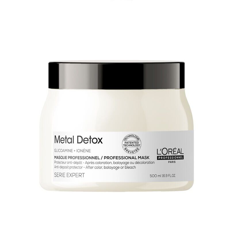 L'Oréal Professionnel Metal Detox Маска нейтрализующая металл после окрашивания, 500 мл
L'Oréal Professionnel Metal Detox Маска нейтрализующая металл после окрашивания, 500 мл