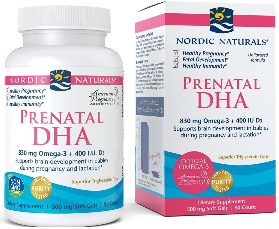 Nordic Naturals Prenatal DHA 830 MG Bezsmakowe Омега-3 жирные кислоты с витамином D3, 90 шт.
Nordic Naturals Prenatal DHA 830 MG Bezsmakowe Омега-3 жирные кислоты с витамином D3, 90 шт.