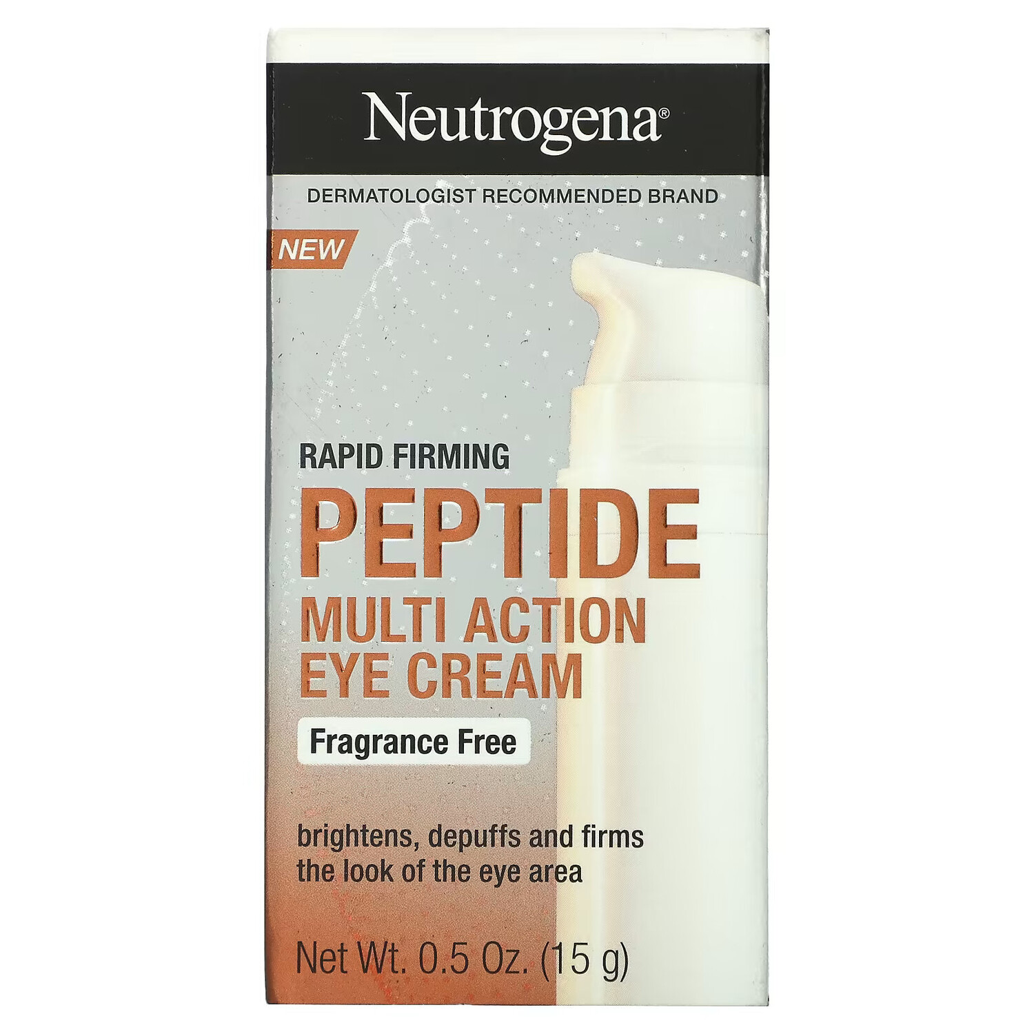 Neutrogena, мультифункциональный пептидный крем для области вокруг глаз, 15 г (0,5 унции)
Neutrogena, мультифункциональный пептидный крем для области вокруг глаз, 15 г (0,5 унции)