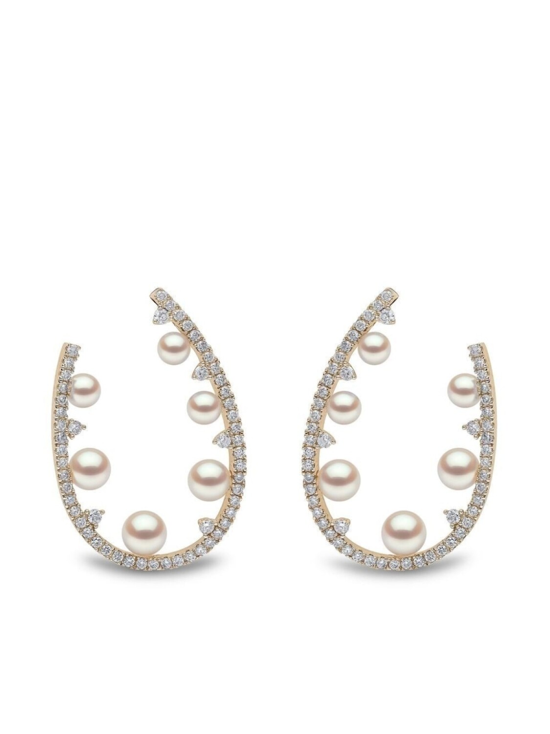 Серьги-кольца Sleek из желтого золота с жемчугом и бриллиантами Yoko London, золотой
Серьги-кольца Sleek из желтого золота с жемчугом и бриллиантами Yoko London, золотой