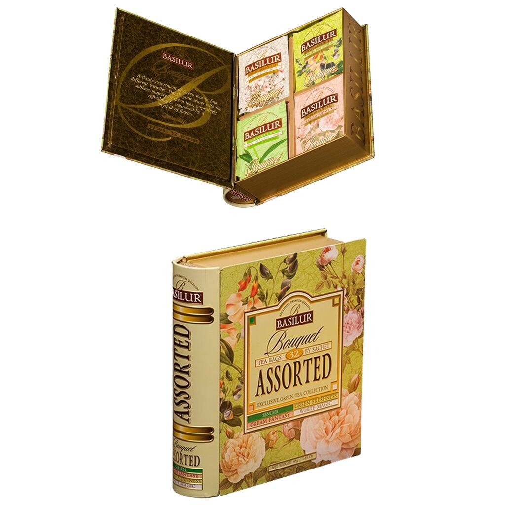 Чайный набор Basilur Tea Book Bouquet Collection, 4 вида подарочного чайного набора
Чайный набор Basilur Tea Book Bouquet Collection, 4 вида подарочного чайного набора