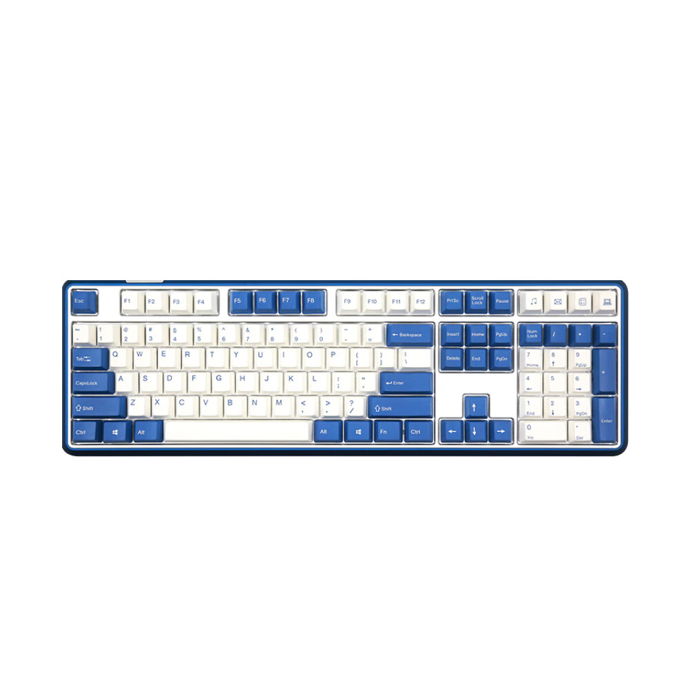 Механическая игровая проводная клавиатура Varmilo Sword 2-108, EC V2 Sakura, синий/белый, английская раскладка
Механическая игровая проводная клавиатура Varmilo Sword 2-108, EC V2 Sakura, синий/белый, английская раскладка
