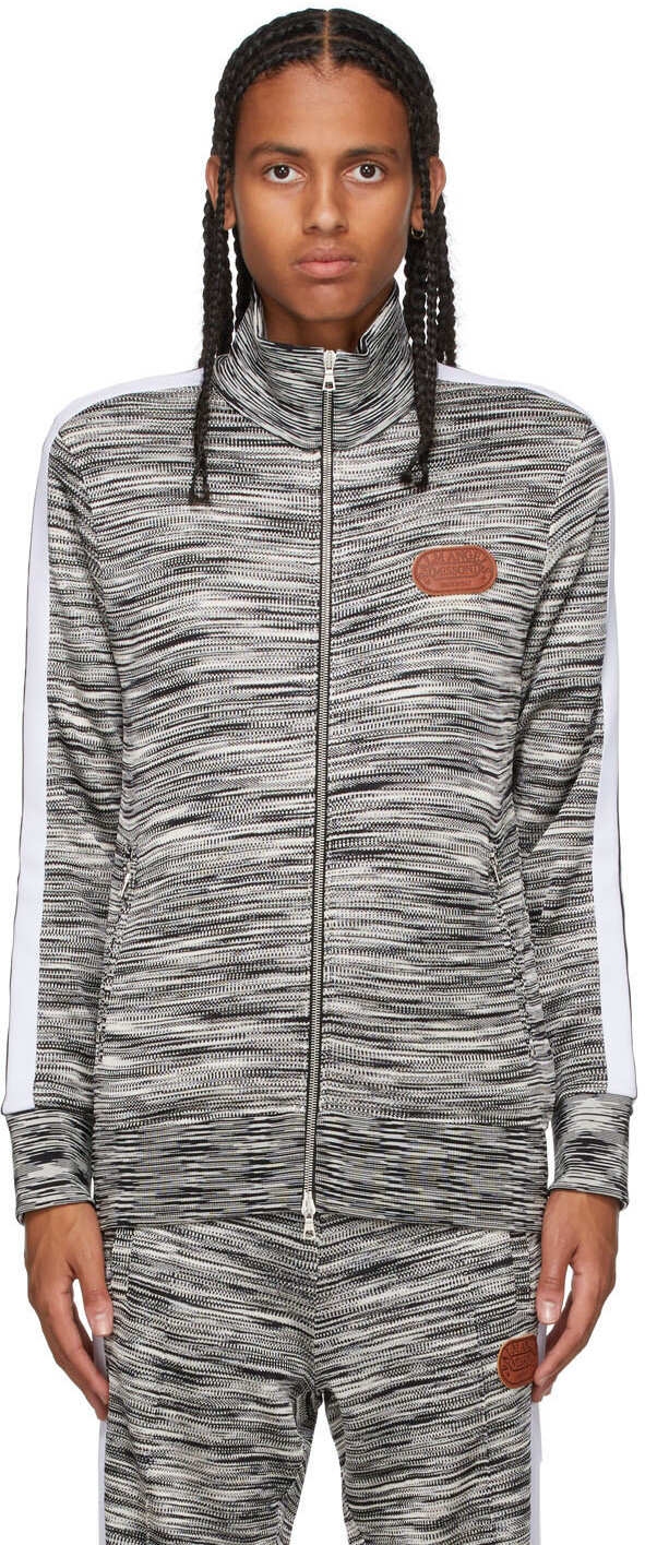 Черно-белая вязаная спортивная куртка Missoni Edition Palm Angels, Черный, Черно-белая вязаная спортивная куртка Missoni Edition Palm Angels
Черно-белая вязаная спортивная куртка Missoni Edition Palm Angels, Черный, Черно-белая вязаная спортивная куртка Missoni Edition Palm Angels