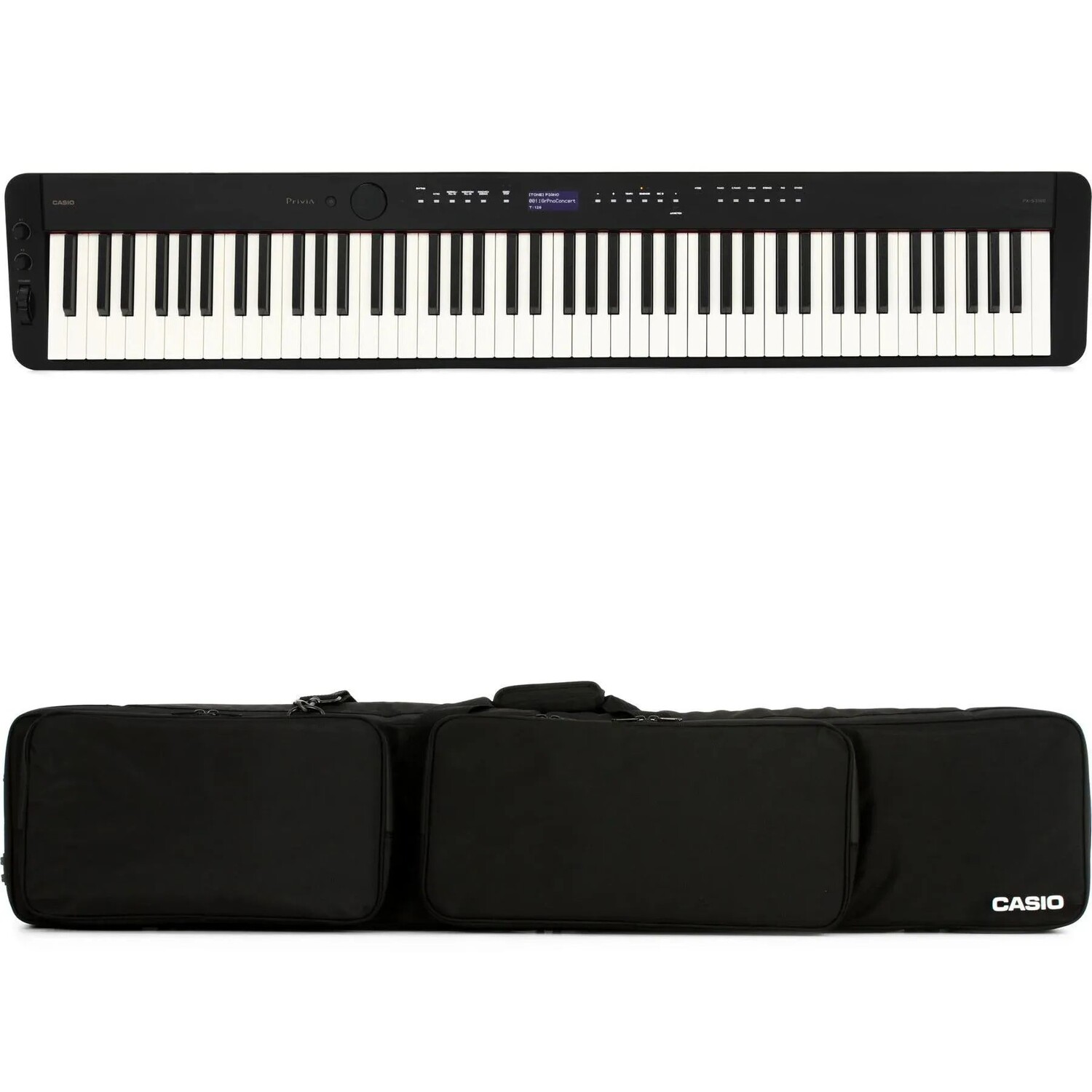 Цифровое пианино Casio Privia PX-S3100, 88 клавиш, в футляре для переноски, черное
Цифровое пианино Casio Privia PX-S3100, 88 клавиш, в футляре для переноски, черное
