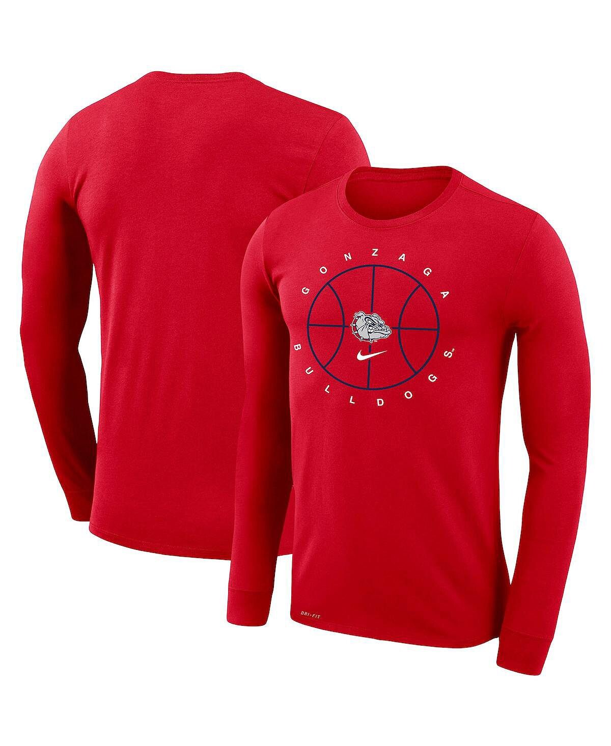 Мужская футболка с длинным рукавом red gonzaga bulldogs basketball icon legend performance Nike, красный
Мужская футболка с длинным рукавом red gonzaga bulldogs basketball icon legend performance Nike, красный