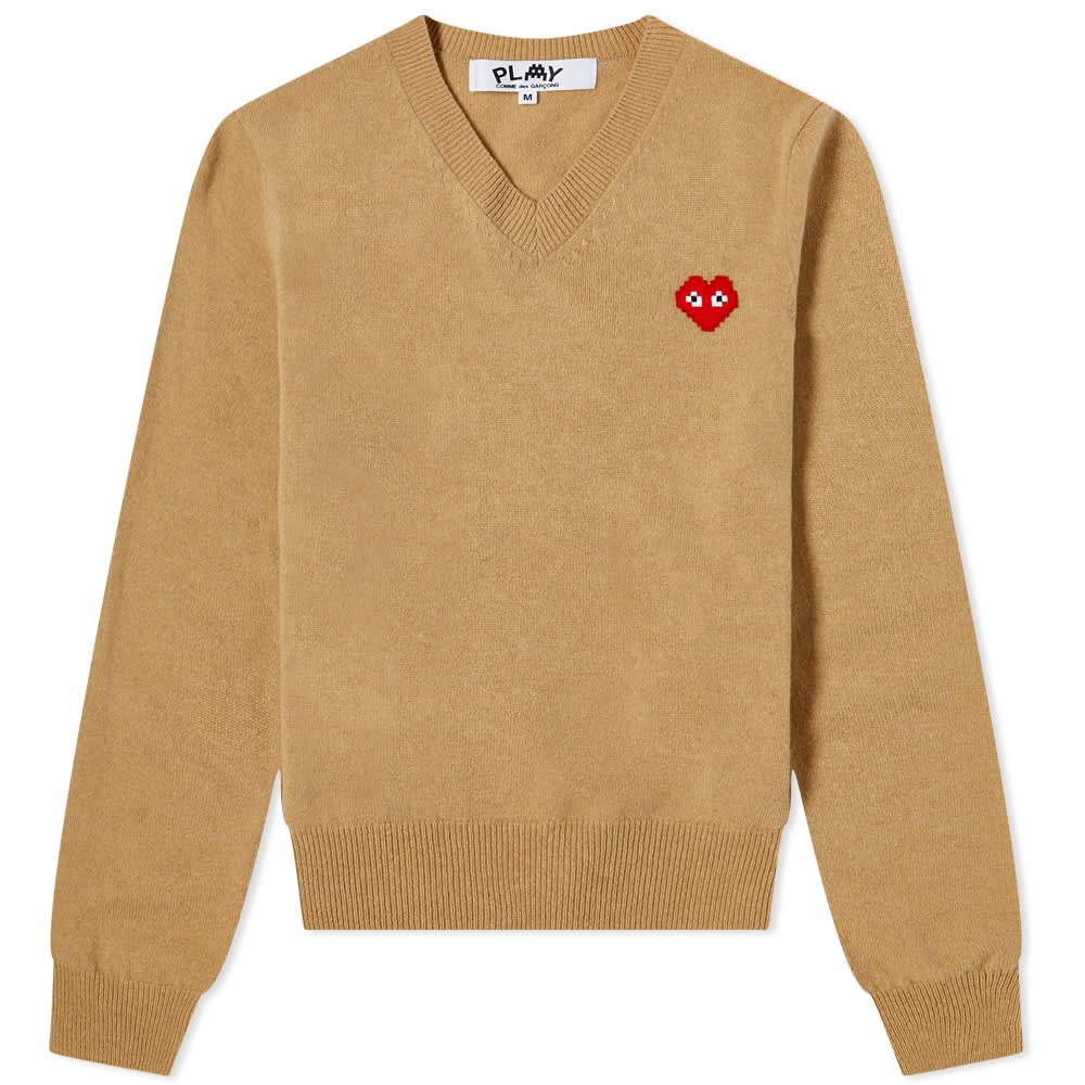 Джемпер Comme des Garçons Play Invader Heart V-Neck Pullover, Коричневый, Джемпер Comme des Garçons Play Invader Heart V-Neck Pullover
Джемпер Comme des Garçons Play Invader Heart V-Neck Pullover, Коричневый, Джемпер Comme des Garçons Play Invader Heart V-Neck Pullover