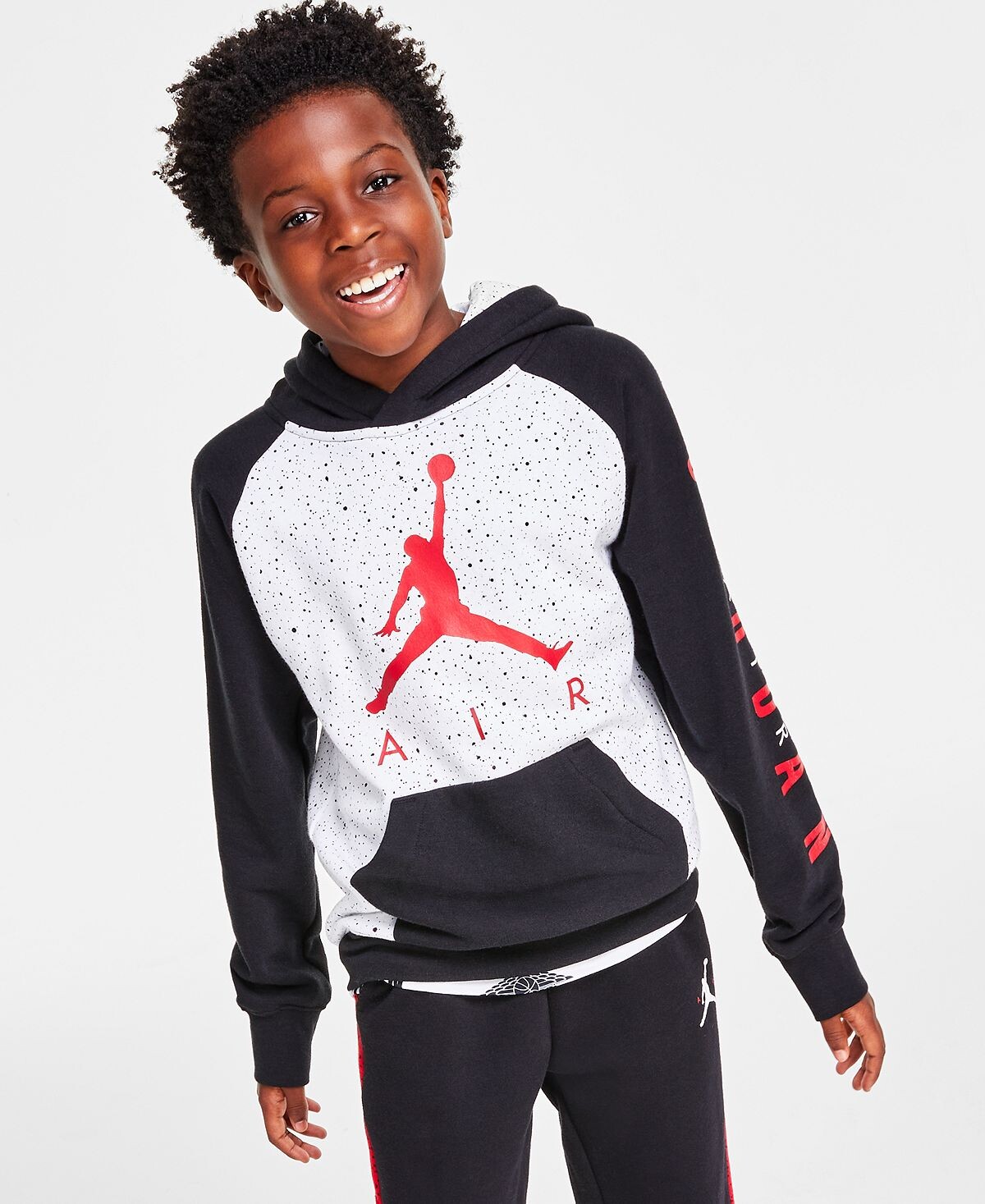 Флисовый пуловер с худи Big Boys Jumpman Air Speckle, созданный для Macy's Jordan
Флисовый пуловер с худи Big Boys Jumpman Air Speckle, созданный для Macy's Jordan