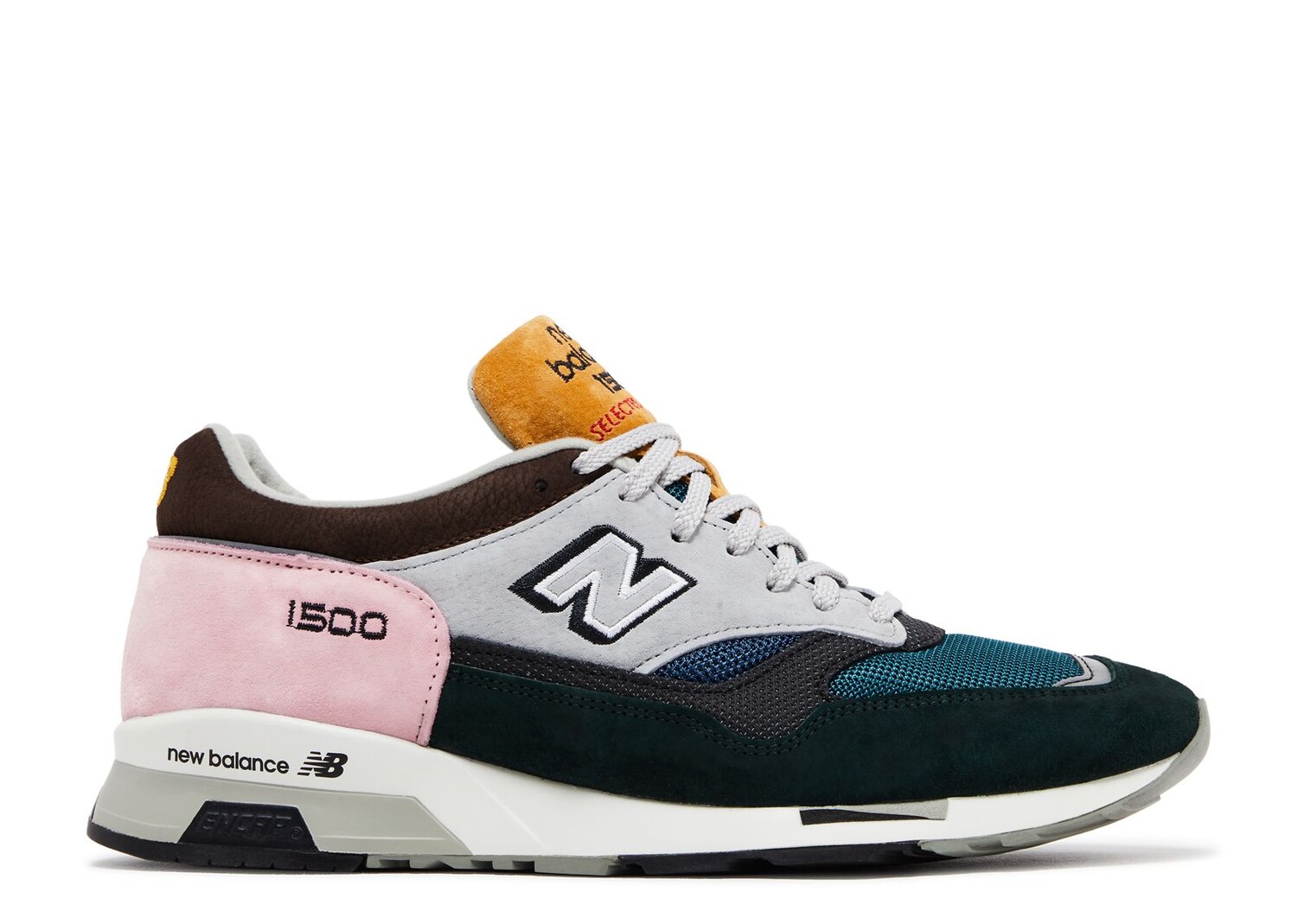 Кроссовки New Balance 1500 Made In England 'Selected Edition - Green Pink', зеленый
Кроссовки New Balance 1500 Made In England 'Selected Edition - Green Pink', зеленый