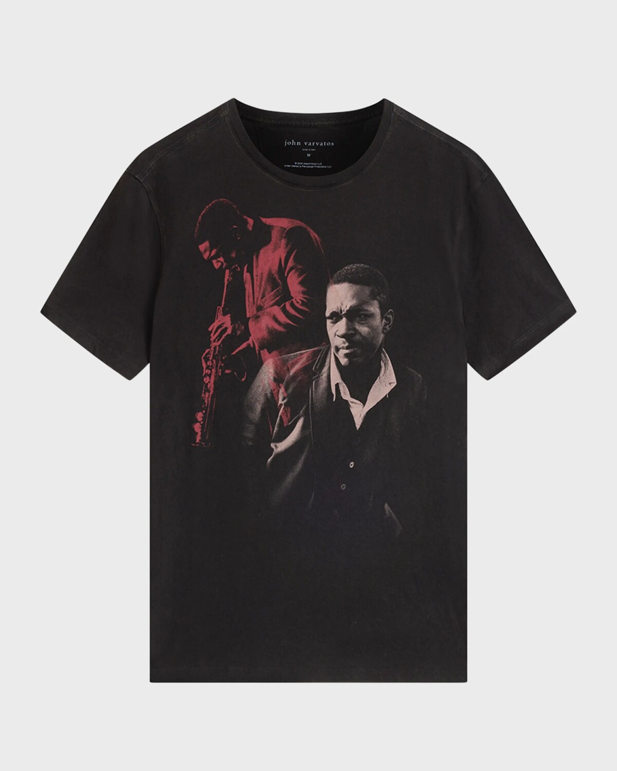 Мужская футболка с короткими рукавами и рисунком John Coltrane John Varvatos, черный
Мужская футболка с короткими рукавами и рисунком John Coltrane John Varvatos, черный