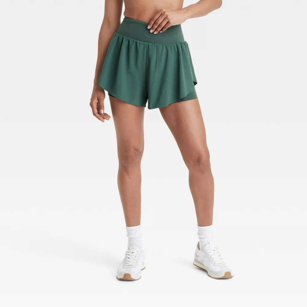 Женские шорты Active Light с высокой посадкой 2-в-1 Flutter Run Shorts 3" - All In Motion, цвет Dark Green
Женские шорты Active Light с высокой посадкой 2-в-1 Flutter Run Shorts 3" - All In Motion, цвет Dark Green