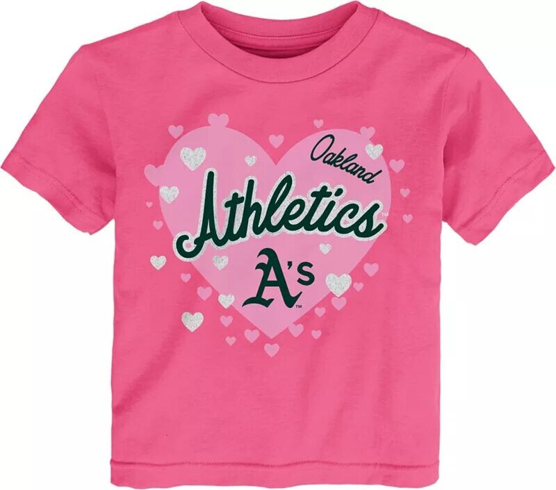 Outerstuff Одежда команды MLB для малышей Oakland Athletics, темно-розовая футболка с пузырьками и сердечками
Outerstuff Одежда команды MLB для малышей Oakland Athletics, темно-розовая футболка с пузырьками и сердечками