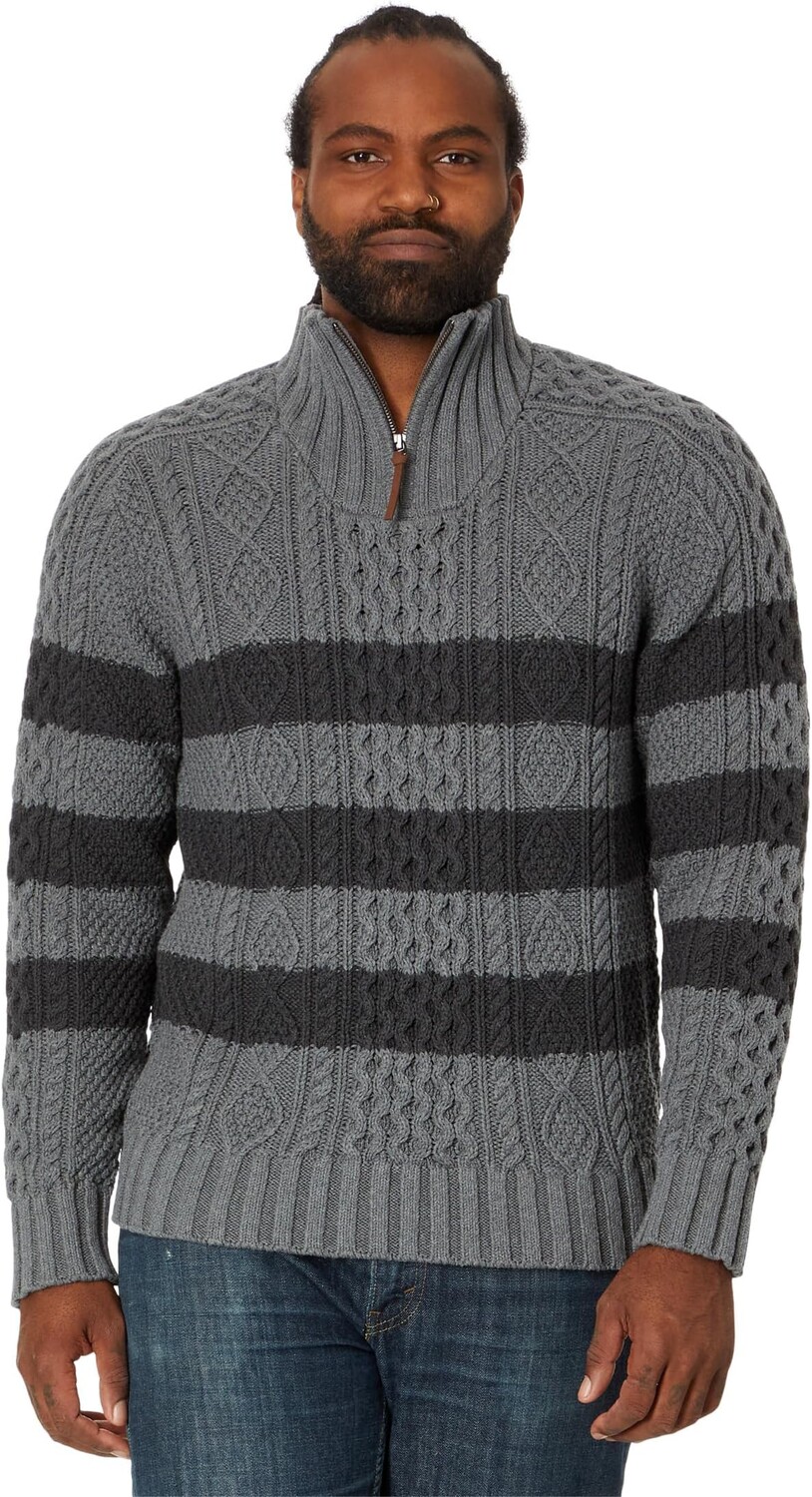 Фирменный хлопковый свитер Fisherman в полоску 1/4 L.L.Bean, цвет Gray Heather
Фирменный хлопковый свитер Fisherman в полоску 1/4 L.L.Bean, цвет Gray Heather