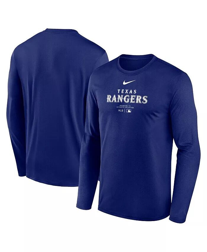 Мужская футболка с длинным рукавом Royal Texas Rangers Authentic Collection Practice Performance Nike, синий
Мужская футболка с длинным рукавом Royal Texas Rangers Authentic Collection Practice Performance Nike, синий