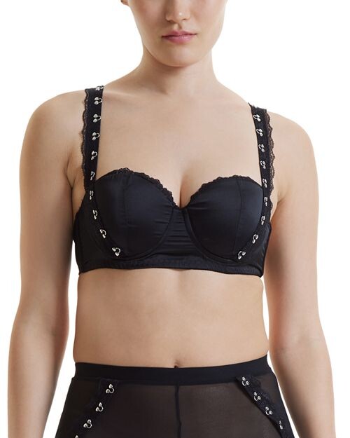 x Prabal Gurung Hook &; Бюстгальтер-балконет на косточках с глазами Hanky Panky, цвет Black
x Prabal Gurung Hook &; Бюстгальтер-балконет на косточках с глазами Hanky Panky, цвет Black