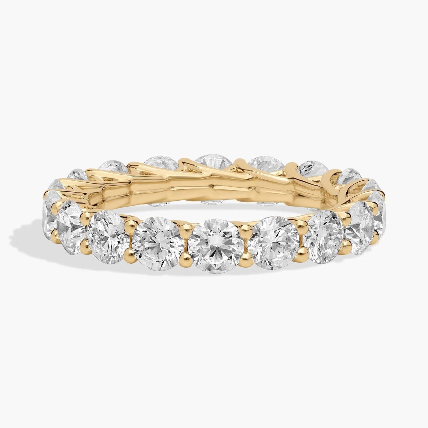 Кольцо Trellis Lab-Grown Diamond Eternity из 14-каратного желтого золота (3 карата Tw. - FG / VS2-SI1) Blue Nile
Кольцо Trellis Lab-Grown Diamond Eternity из 14-каратного желтого золота (3 карата Tw. - FG / VS2-SI1) Blue Nile