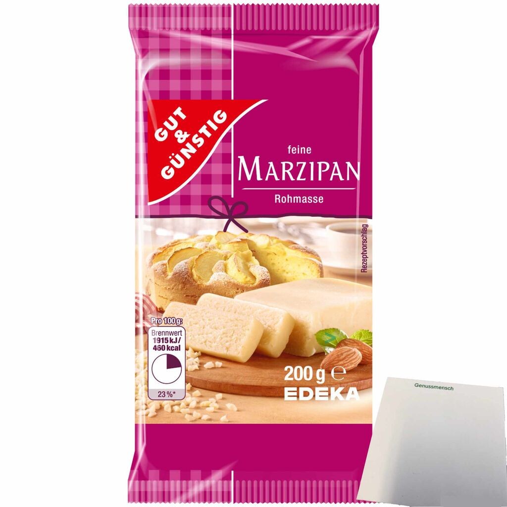 Хорошее марципановое сырье для выпечки и закусок (упаковка 200 г) + блок USY
Хорошее марципановое сырье для выпечки и закусок (упаковка 200 г) + блок USY