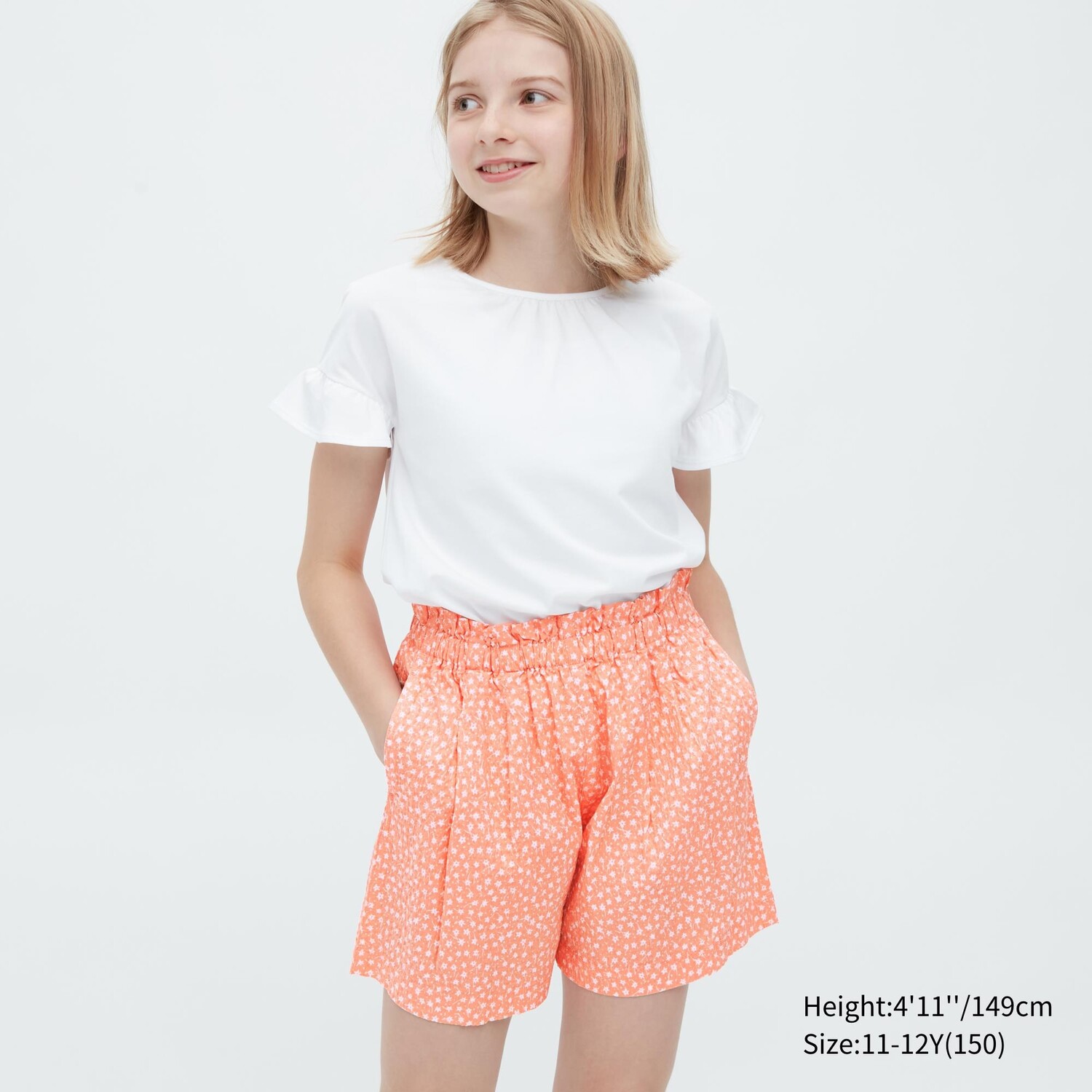 Легкие шорты из жатого хлопка для девочек с цветочным принтом Uniqlo, светло-оранжевый
Легкие шорты из жатого хлопка для девочек с цветочным принтом Uniqlo, светло-оранжевый