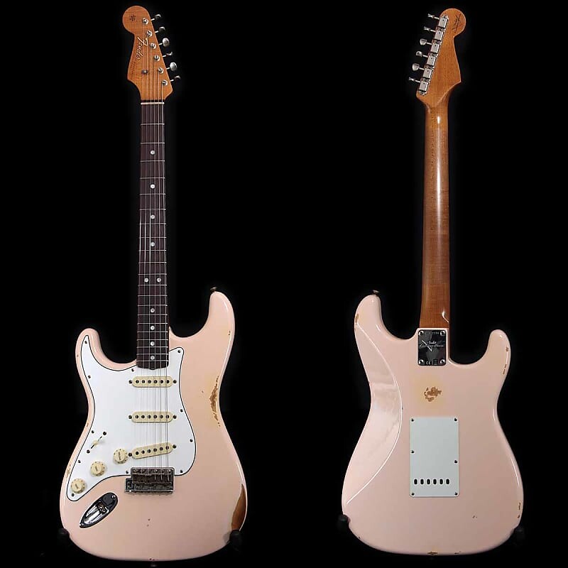 Электрогитара Fender Custom Shop 64 Strat Relic shell pink lefty lefthanded LH
Электрогитара Fender Custom Shop 64 Strat Relic shell pink lefty lefthanded LH