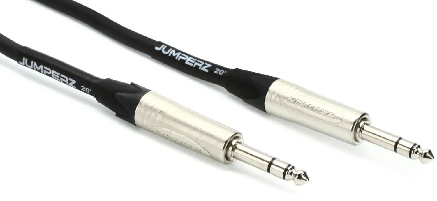 JUMPERZ JZ2TRS-20 Патч-кабель Zipline Studio — штекер TRS к штекеру TRS — 20 футов
JUMPERZ JZ2TRS-20 Патч-кабель Zipline Studio — штекер TRS к штекеру TRS — 20 футов