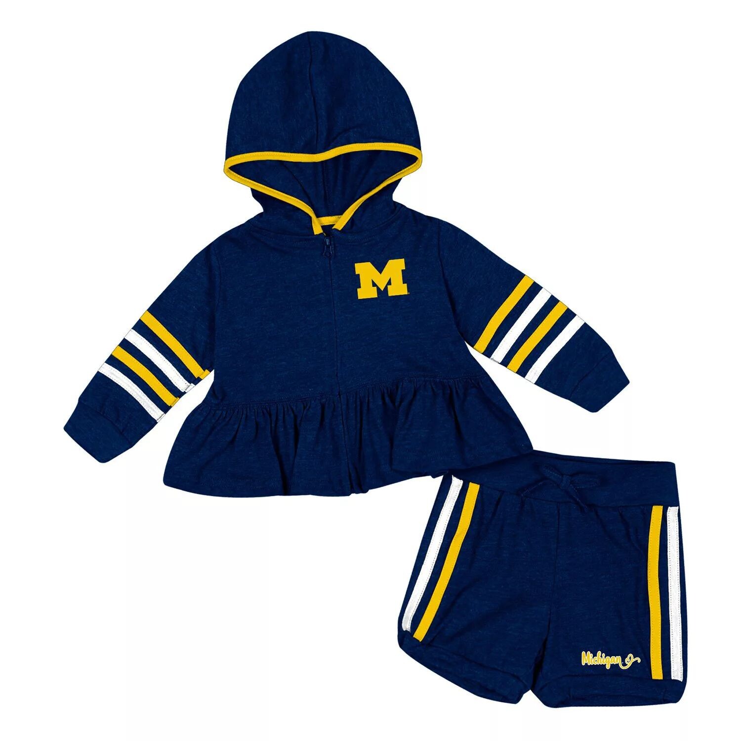 Комплект с капюшоном и шортами на молнии во всю длину для девочек Colosseum Navy Michigan Wolverines Spoonful Colosseum
Комплект с капюшоном и шортами на молнии во всю длину для девочек Colosseum Navy Michigan Wolverines Spoonful Colosseum