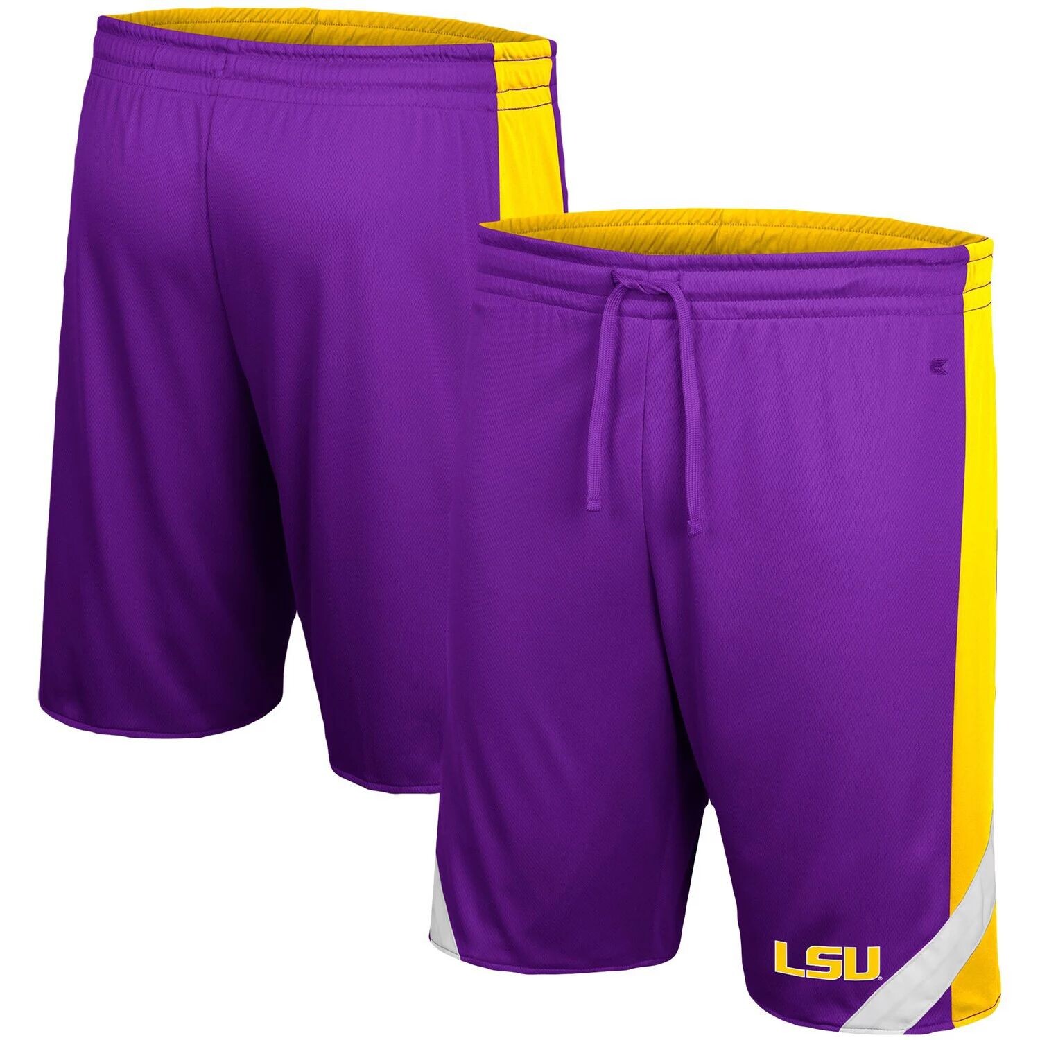 Мужские двусторонние шорты LSU Tigers Big & Tall Team фиолетового/золотого цвета Colosseum
Мужские двусторонние шорты LSU Tigers Big & Tall Team фиолетового/золотого цвета Colosseum