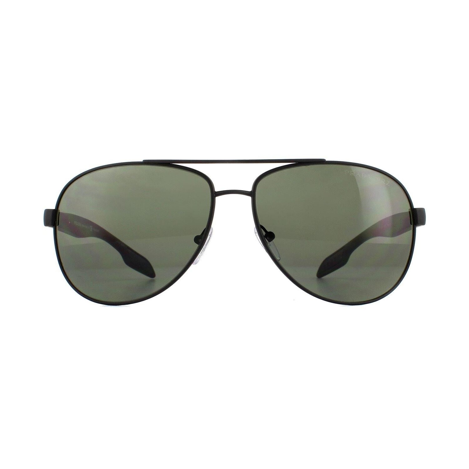 Черные резиновые зеленые поляризованные солнцезащитные очки Aviator Prada Sport, черный
Черные резиновые зеленые поляризованные солнцезащитные очки Aviator Prada Sport, черный