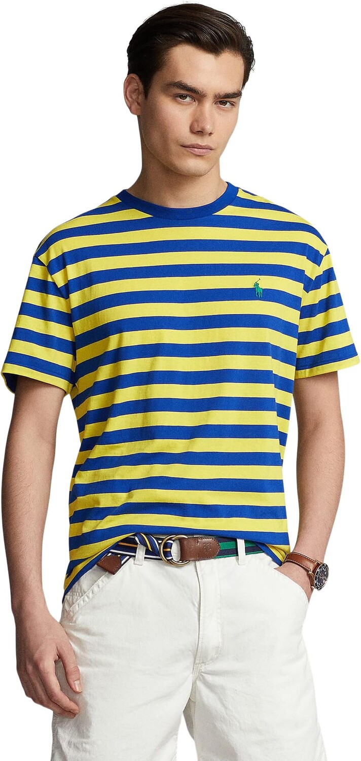 Полосатая футболка с коротким рукавом и круглым вырезом Polo Ralph Lauren, цвет Sapphire Star/Lemon Crush
Полосатая футболка с коротким рукавом и круглым вырезом Polo Ralph Lauren, цвет Sapphire Star/Lemon Crush