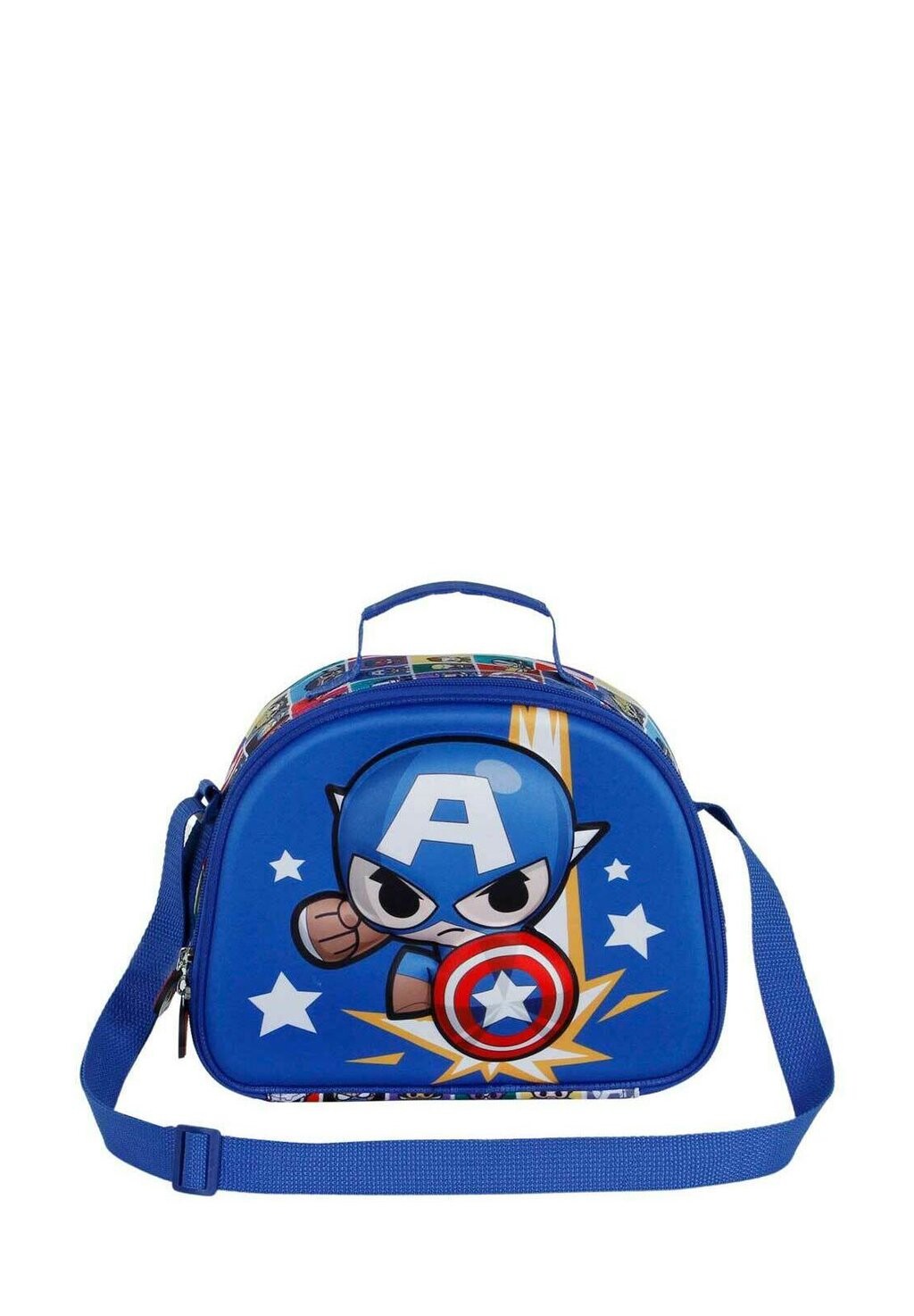 Сумка через плечо CAPTAIN AMERICA PUNCH 3D LUNCH Karactermania, разноцветный
Сумка через плечо CAPTAIN AMERICA PUNCH 3D LUNCH Karactermania, разноцветный
