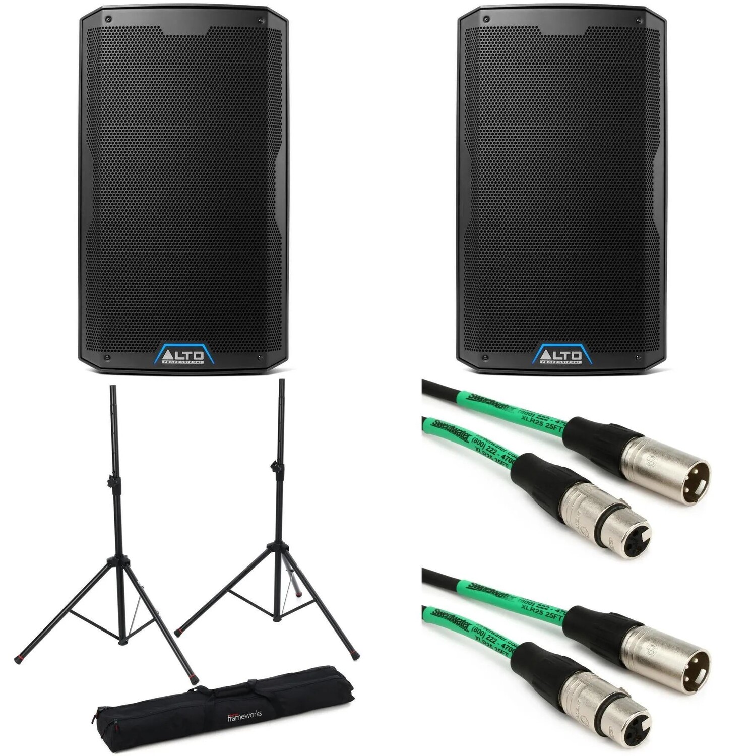 Новый 12-дюймовый активный динамик Alto Professional TS412 мощностью 2500 Вт и подставки для динамиков
Новый 12-дюймовый активный динамик Alto Professional TS412 мощностью 2500 Вт и подставки для динамиков
